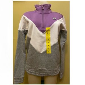 NWT FILA Women’s Funnel Neck Pullover Grey S